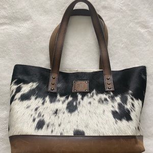 STS tote bag cowhide.